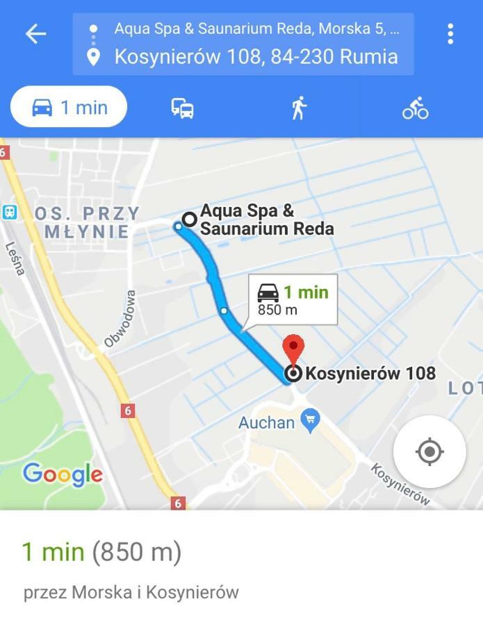 Apartament Przy Aquaparku W Redzie Rumia Extérieur photo